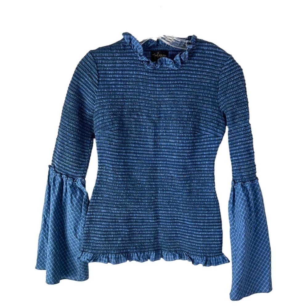 Petersyn Sabino Bell Sleeve Top SZ S - Picture 2 of 6